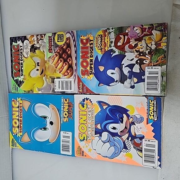 Sonic Super Digest #5,7,9 & 10 The Archie library - Picture 1 of 2